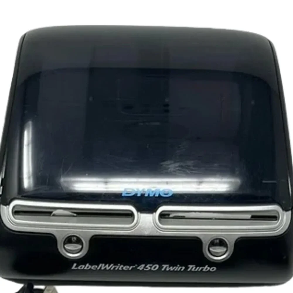 Dymo LabelWriter 450 Twin Turbo Direct Thermal Label Printer w/Cords